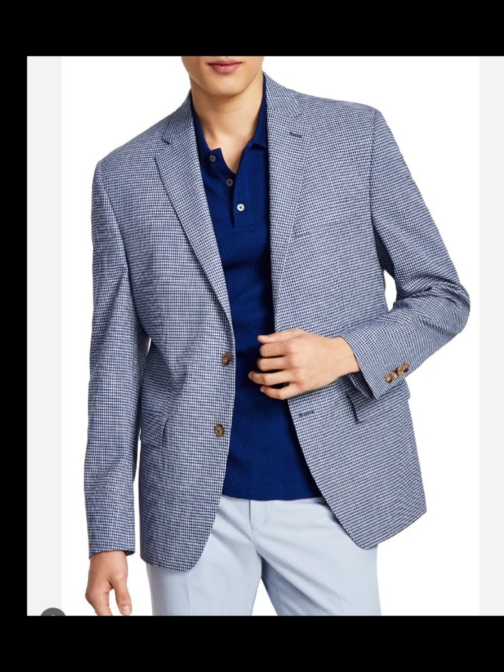 Ralph Lauren Seersucker Mini Check Blazer